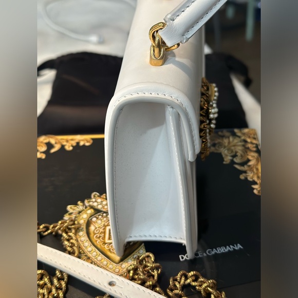 Dolce & Gabbana Small smooth calfskin White Devotion bag - Picture 2 of 11